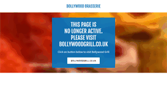 Desktop Screenshot of bollywoodbrasserie.co.uk