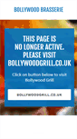 Mobile Screenshot of bollywoodbrasserie.co.uk